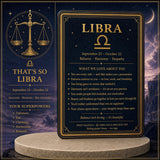 ♎ Libra - 23 de septiembre al 22 de octubre - Conjunto de pulseras de cristal de astrología del zodíaco