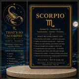 ♏ Escorpio - 23 de octubre - 21 de noviembre - Conjunto de pulseras de cristal de astrología del zodíaco