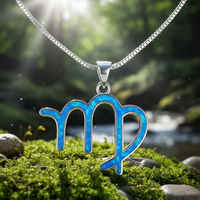 Z ARRON DESIGN Serenity Moonstone kobbertråd vedhæng halskæde