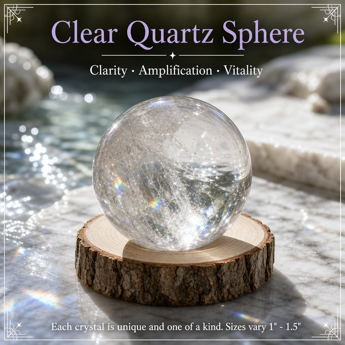 Clear Quartz mini sphere