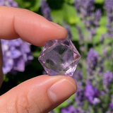 Amethyst Sacred Geometry Hand Cut Faceted Crystal