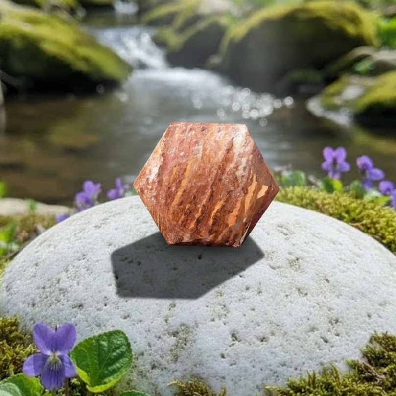 Ametist Kutsal Geometri Yönlü Kristal
