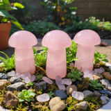 Rose Quartz Mushroom