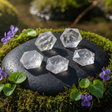 Clear Quartz Sacred Geometry Faceted Crystal