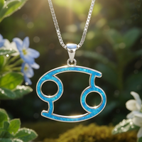 Z ARRON DESIGN Serenity Moonstone kobbertråd vedhæng halskæde