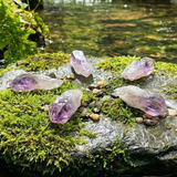 Z ARRON DESIGN Colar com pingente de fio de cobre Serenity Moonstone