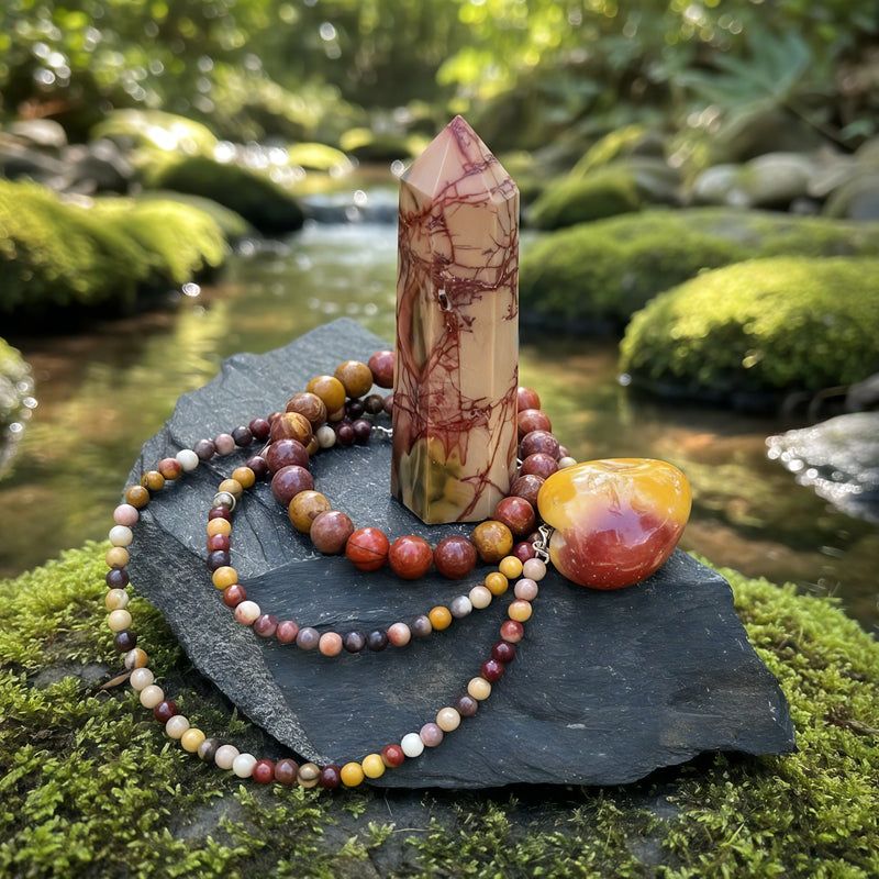 Mookaite Stone of Grounded Strength Set