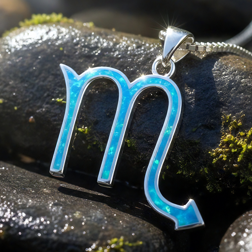 Z ARRON DESIGN Serenity Moonstone kobbertråd vedhæng halskæde