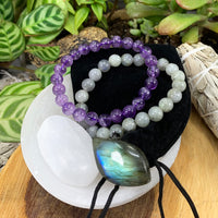 Crown Chakra Mala armbåndssæt🌈
