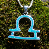 Libra Opal Zodiac Necklace – September 23 to October 22