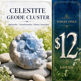 Celestite Geode Kümesi 👉 Sadece 1 Günlük %75 İndirim Promosyonu