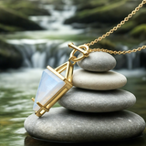 Moonstone & Gold Intuition Necklace