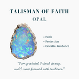Opal & Silver Ring of Faith