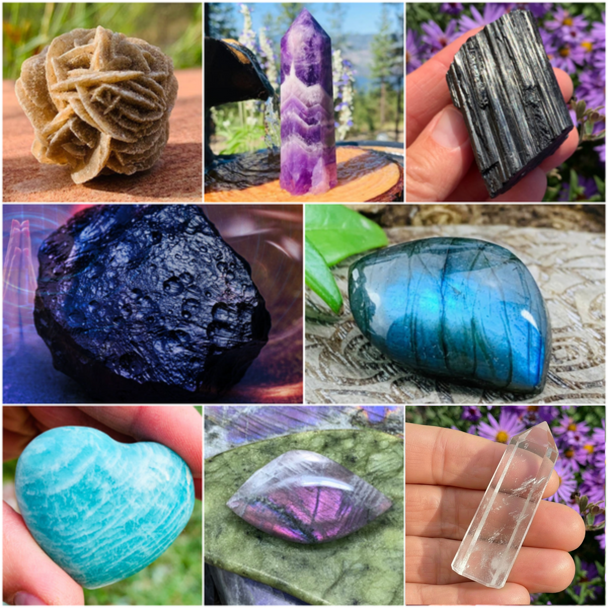Crystal Allies Kit - 8 Powerful Specimens (SAVE 60% Bundle Deal)