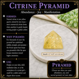 Piramide di citrino - Piccola