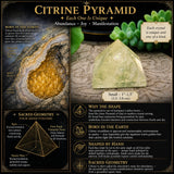 Piramide di citrino - Piccola