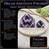 Droom Amethist Piramide - Medium