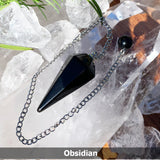 9 - Crystals Pendulums Set