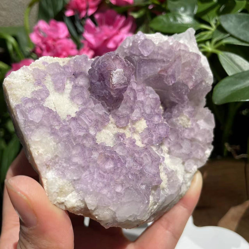 Natural Purple Fluorite Cluster  (520 grams)  (Item #1028)