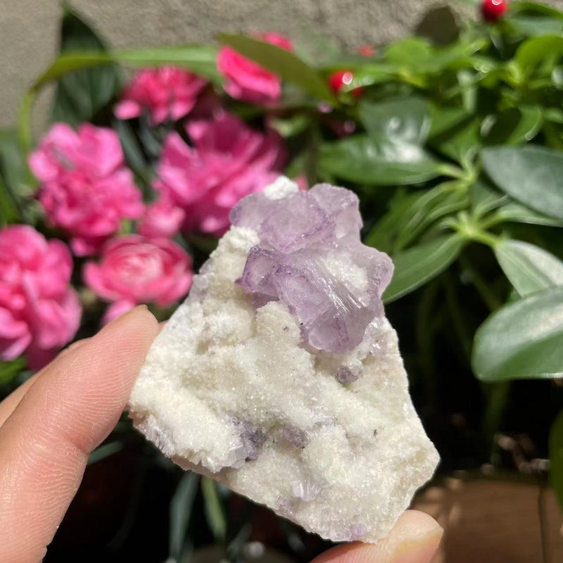 Natural Purple Fluorite Cluster (90grams)  (Item #1030)