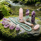 Z ARRON DESIGN Colar com pingente de fio de cobre Serenity Moonstone