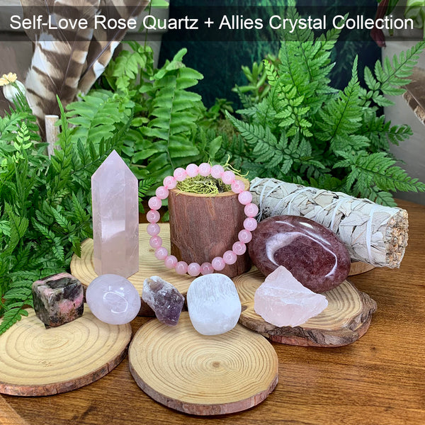 Collezione Self-Love Quarzo Rosa + Allies Crystal