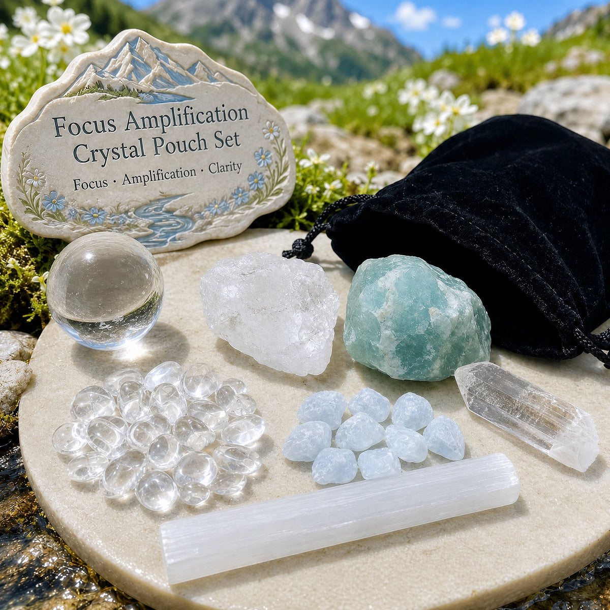 Focus Amplifikasyon Kristal Kese Seti