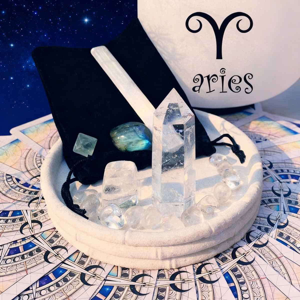 ♈ Aries - Zodiac Crystal Set