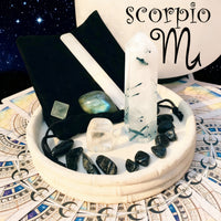 ♏ Skorpionen - 23. oktober - 21. november - Zodiac Crystal Fusion Sæt med etui
