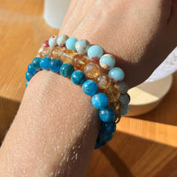Σετ βραχιολιών 3-PC Crystal Mala Abundance