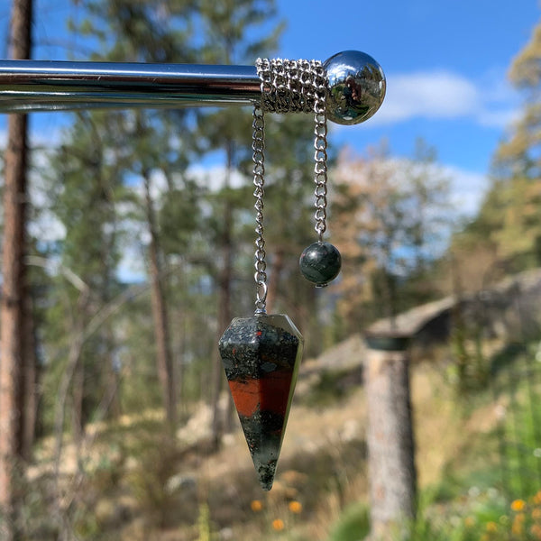 African Bloodstone Pendulum