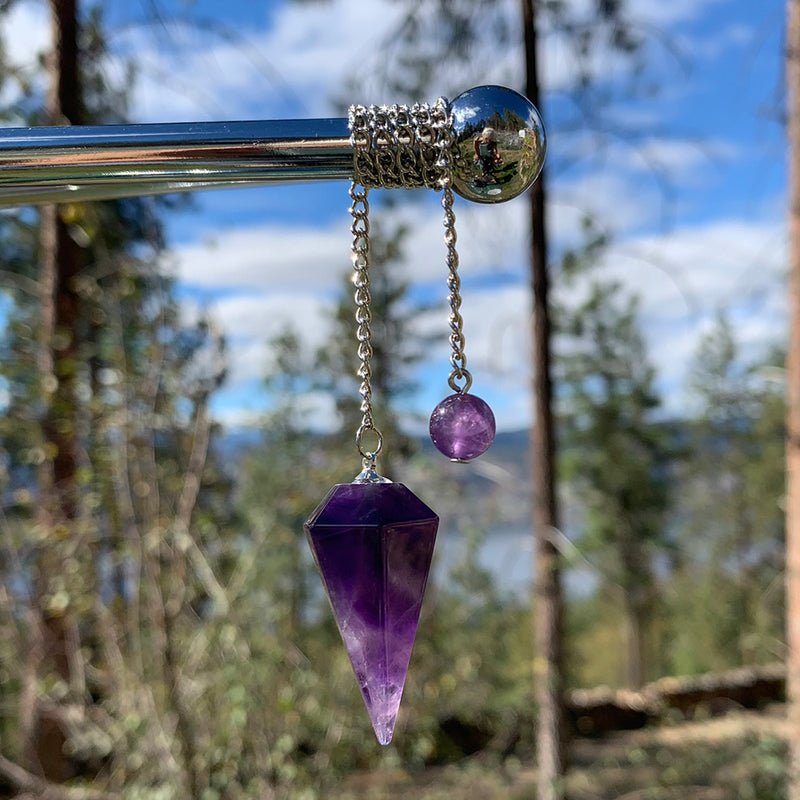 Never Too Much Amethyst Water Bottle & Crystal Bundle