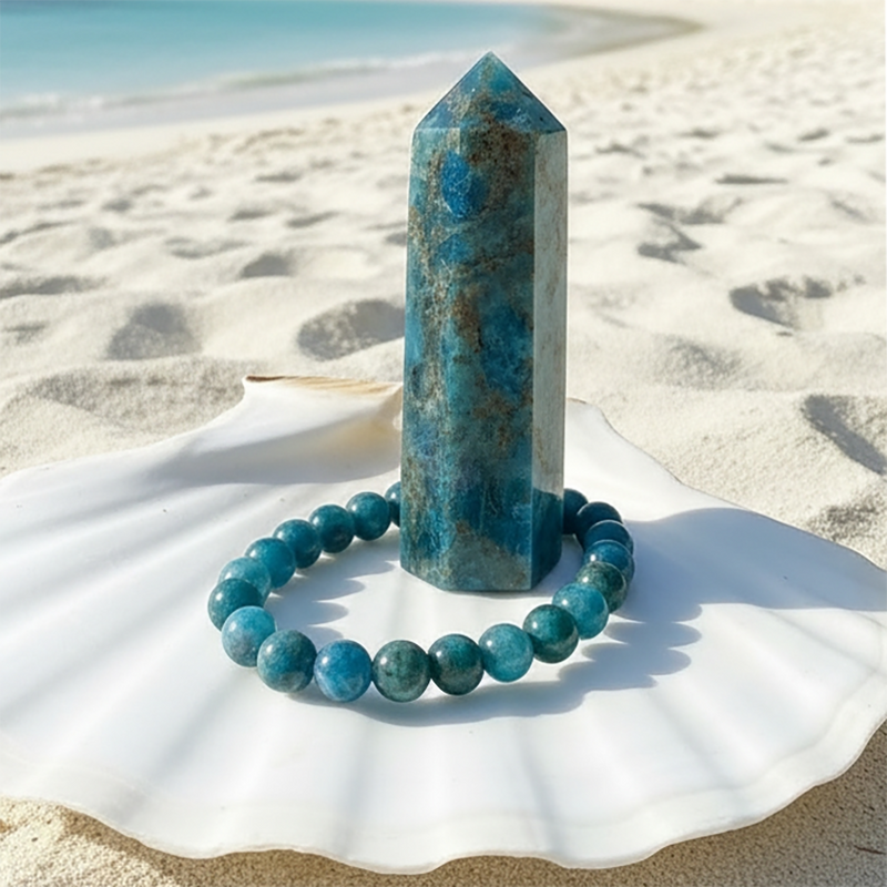 Larimar & Apatite Sacred Serenity Set