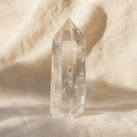 Clear Quartz Point component from the Aura Shield Crystal Set.
