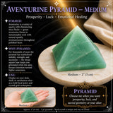 Piramide di avventurina - media
