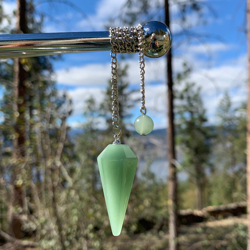 Aventurine Crystal Pendulum