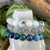 Intuition Booster 3-PC Crystal Mala Bracelet Set