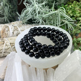 Mala Black Obsidian Bracelet With Velvet Pouch