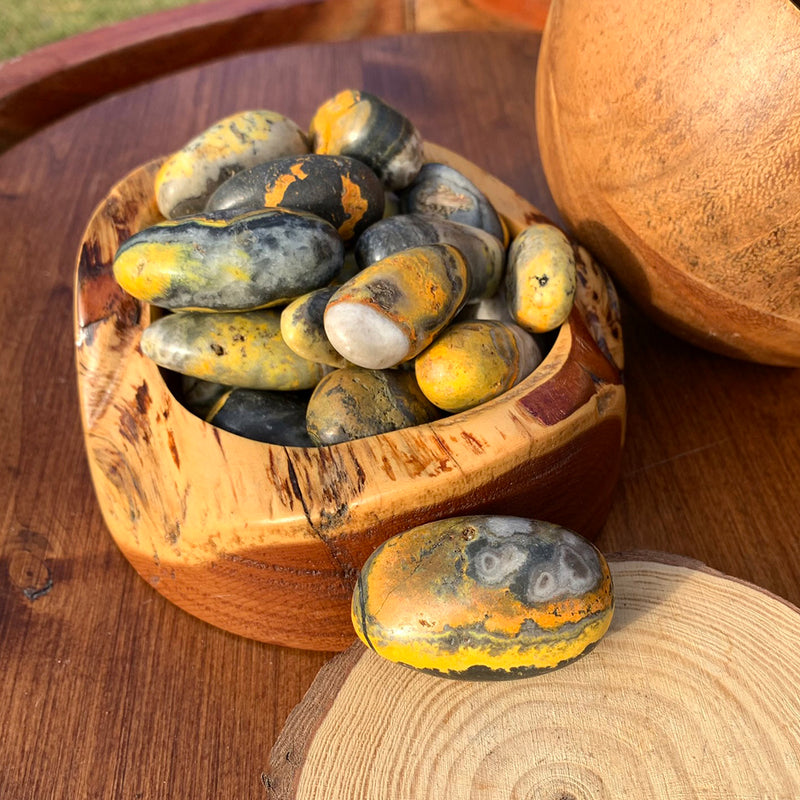 Bumblebee Jasper Tumbled Stone