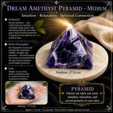 Droom Amethist Piramide - Medium