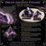 Droom Amethist Piramide - Medium