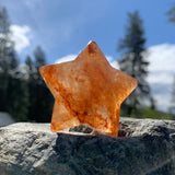 Fire Quartz Star Shape