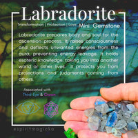 Flash Labradorite Mini Gemstones (50 Gram / 1.7oz. Lot)