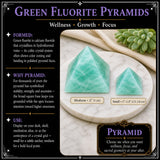 Piramide di fluorite verde - media
