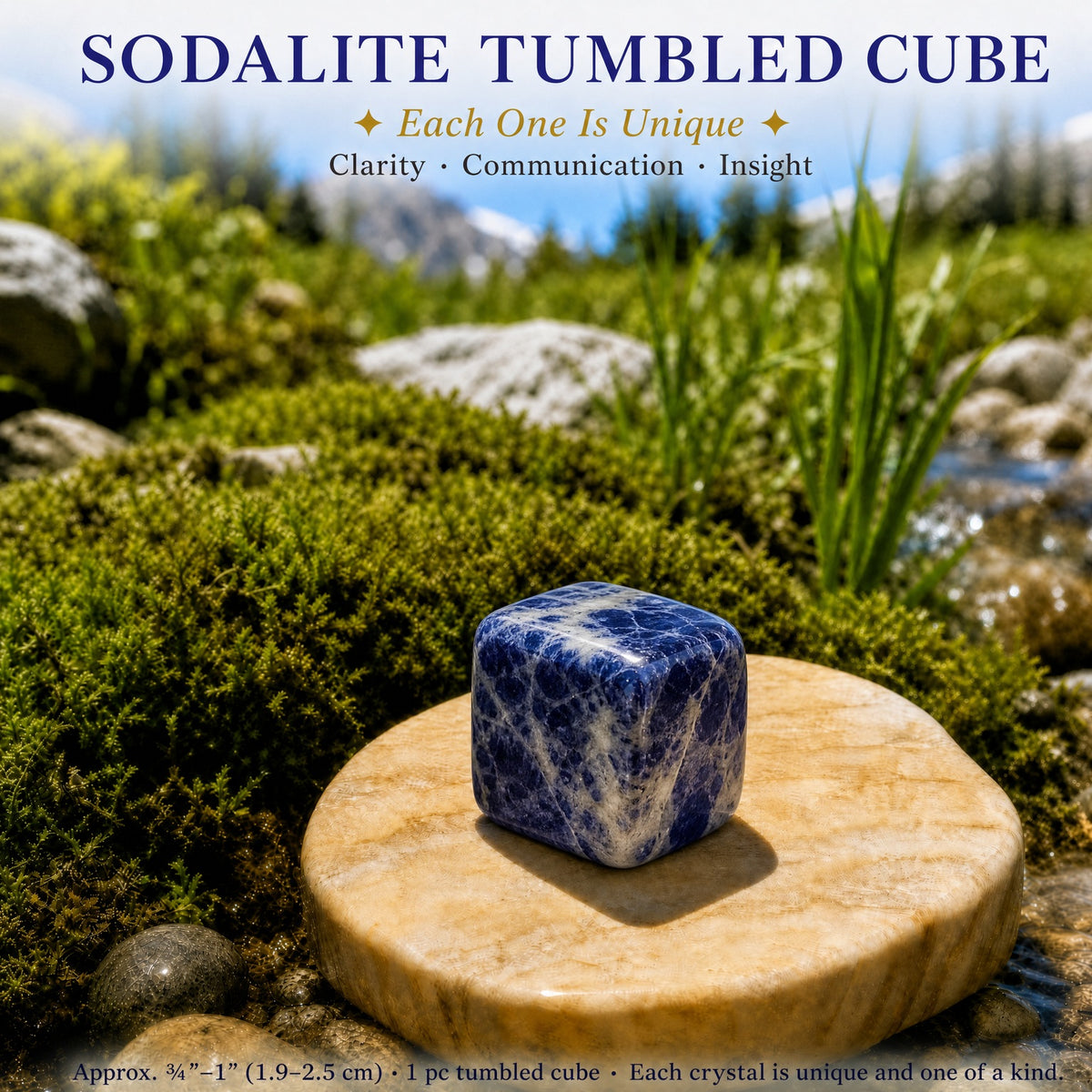 Sodalite Eskitme Küp