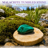 Malachiet tuimelde steen