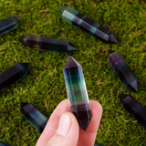 Rainbow Fluorite Double Point