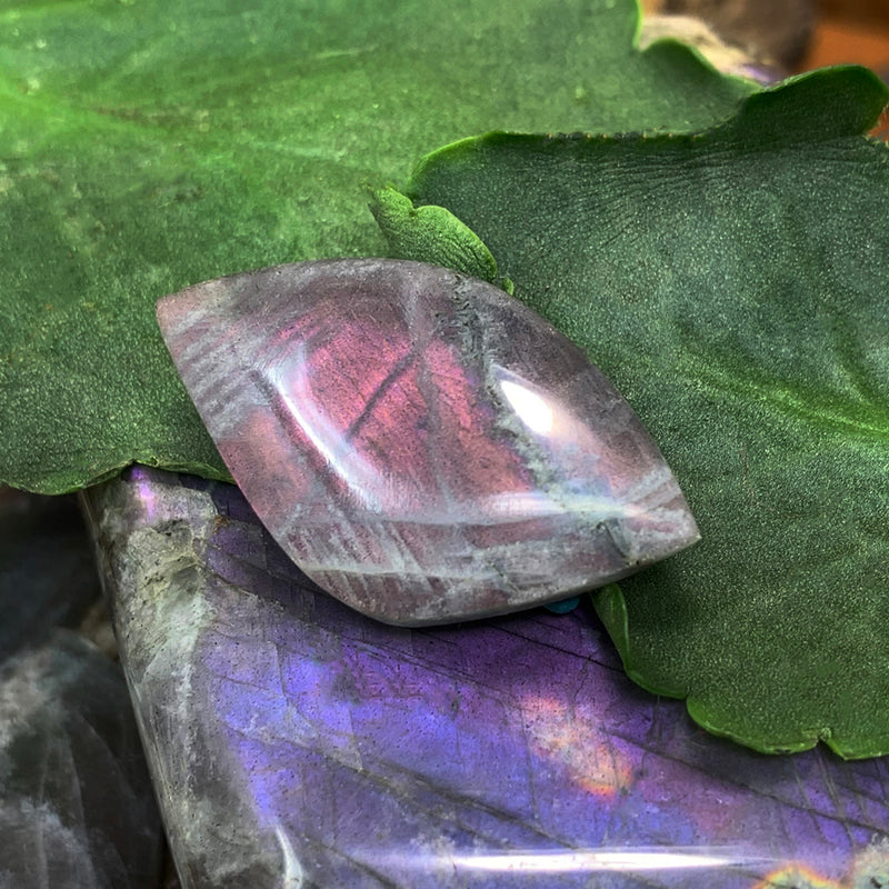 Labradorite Flash Purple Cabochon