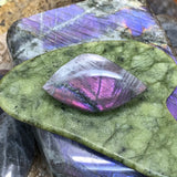 Labradorite Flash Purple Cabochon