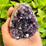 Amethyst Geode with Quartz Formation (Item #0019)